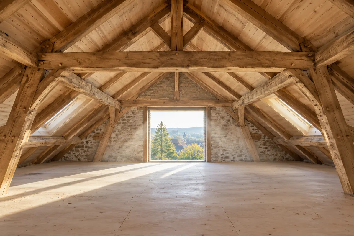 Combles aménageables : conditions, travaux, démarches